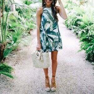 SMYM Katy Halter Mini Dress L